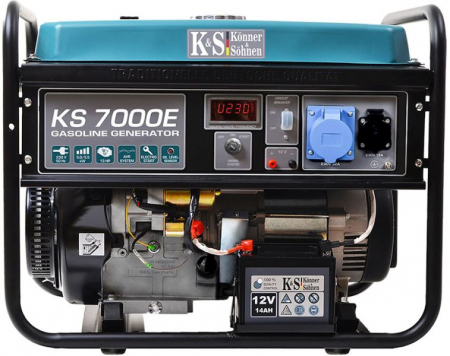 Redresoare Roboti pornire - Generator, tip: Petrol 230V, putere motor 13 HP, putere maxima: 5,5kW, curent nominal: 23,91A, stecher: 12V/8,3A, 1x16A (230V), 1x32A (230V); pornire: electric/manual