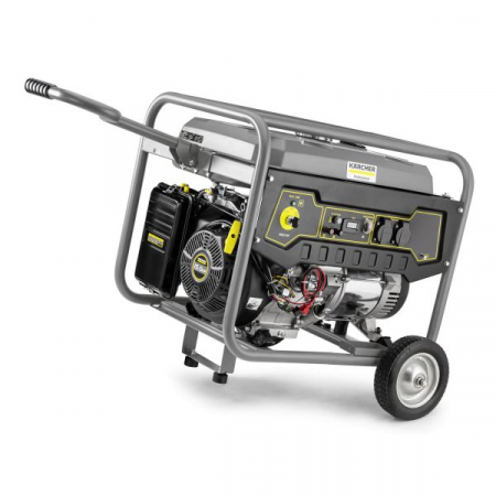 Generator, tip: Petrol 230V, putere motor 6,9 HP, putere maxima: 3kW, curent nominal: 10,8A, stecher: 2x16A (230V); pornire: electric/manual [1]