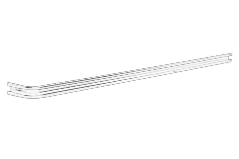 Caroserie - Ghidaj role usa culisanta Mijloc Dreapta (Lungimea vehiculului L2, L3, L4) potrivit NISSAN NV400; OPEL MOVANO B; RENAULT MASTER III 12.10-