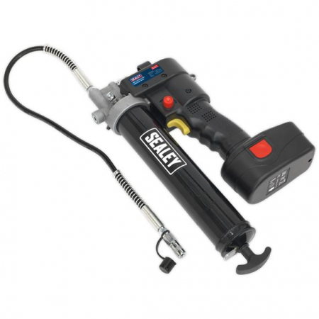 Echipamente - Gresor electric 18V, rezervor 400g, conducta lubrifiant 700 mm