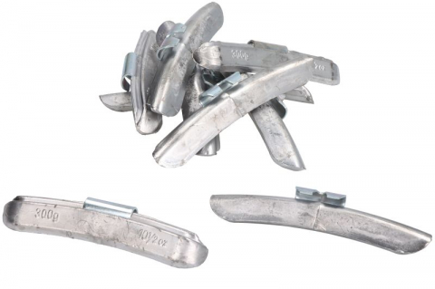 Accesorii vulcanizare - Greutate roata, otel, 300g (pret pentru: 10 buc)