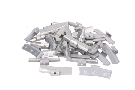 Consumabile depanare roti - Greutate vulcanizare, galvanizat, 40g, pentru jantele din ALUMINIU; zinc (pret pt: 100buc)