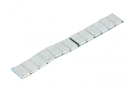 Greutate vulcanizare oţel, argintiu, 5g, 1200x5g, banda larga; se ruleaza 6 kg; zincat [3]