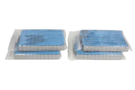 Greutate vulcanizare oţel, argintiu, 5g, 12x5g, banda larga; pictura; zincat (pret pt: 100buc) [2]