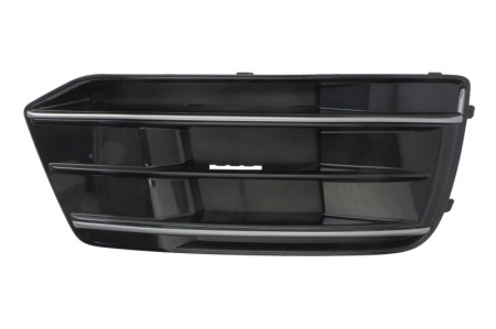 Grile - Grila bara fata cu banda cromata plastic, crom potrivit AUDI Q5 FY 2017-2020