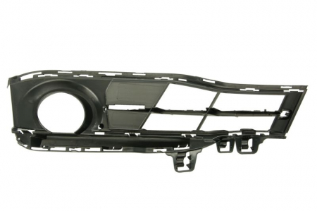 Grila bara fata dreapta cu locas ornament, SPORT, cu locas proiectoare, plastic BMW Seria 3 (F30, F80, F31) intre 2014-2017 [1]