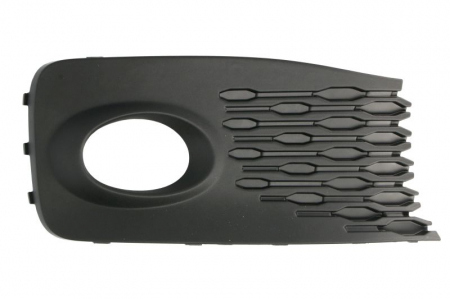 Grile - Grila bara fata dreapta cu locas proiectoare, plastic, negru potrivit VW CADDY V dupa 2020