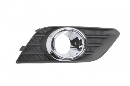 Grile - Grila bara fata dreapta TYPE II, cu locas proiectoare, negru/crom OPEL MOKKA / MOKKA X intre 2012-2016