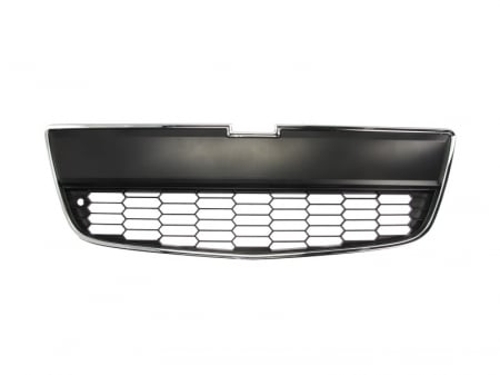 Grile - Grila bara fata inferior, negru/crom CHEVROLET AVEO dupa 2011