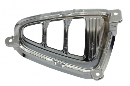 Grila bara fata stanga cu locas LED abs, negru lucios/crom potrivit KIA OPTIMA 2015-2018 [1]