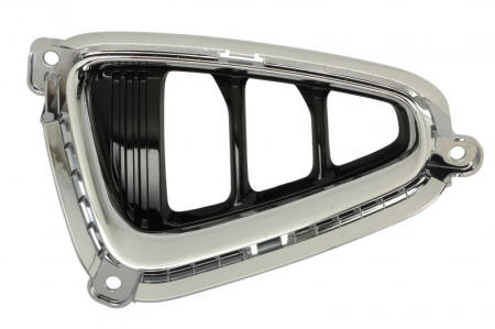 Grile - Grila bara fata stanga cu locas LED abs, negru lucios/crom potrivit KIA OPTIMA 2015-2018