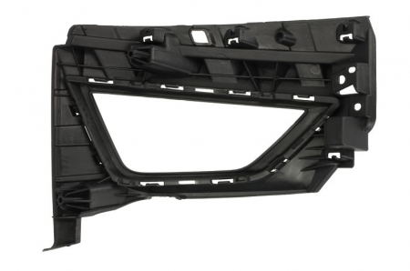 Grila bara fata stanga cu locas proiectoare, plastic, negru VW POLO VI AW dupa 2017 [1]