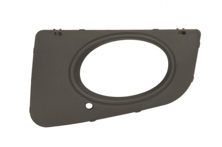 Grile - Grila bara fata Stanga cu locas proiector plastic, gri inchis potrivit VW CRAFTER 30-35, CRAFTER 30-50 dupa 2006