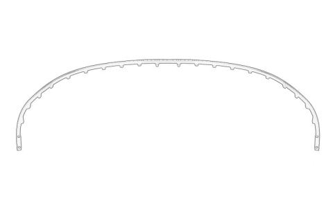 Caroserie - Grila bara Spate HYUNDAI I30 CAROSERIE INCHISA/COMBI-HATCHBACK 11.11-