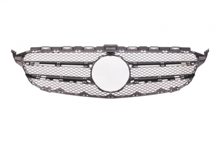 Grile - Grila fata 8 buc set, AVANTGARDE, negru/crom/argintiu MERCEDES Clasa C W205 dupa 2013
