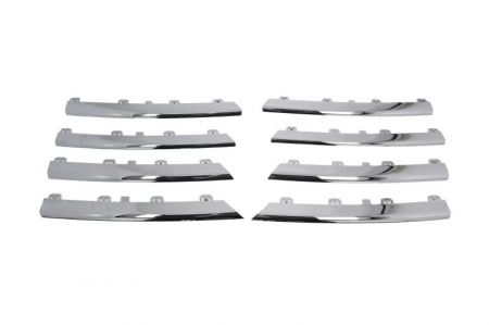 Grile - Grila fata cu 8 linii set, crom VW GOLF, JETTA intre 2003-2010