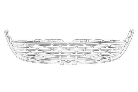 Caroserie - Grila fata Fata potrivit OPEL ASTRA J, ASTRA J GTC 1.3D-2.0D 09.09- 09.12-06.15