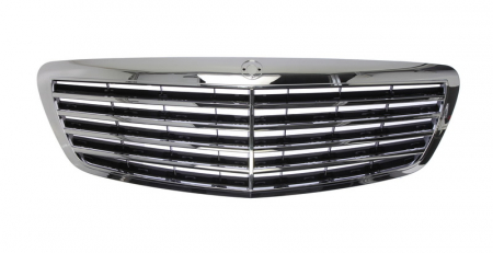 Grile - Grila fata negru/crom MERCEDES Clasa S W221 intre 2005-2010