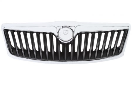 Grila fata negru/crom SKODA OCTAVIA intre 2008-2013 [1]