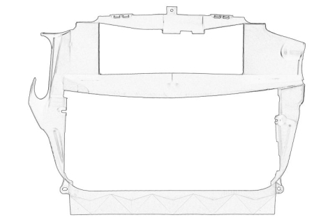 Caroserie - Grila fata potrivit IVECO DAILY IV 2.3D/3.0CNG/3.0D 05.06-08.11