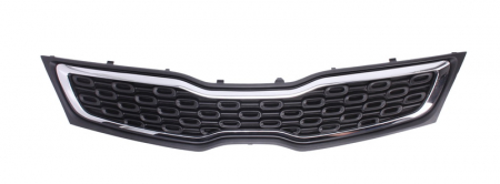 Grila fata Sedan, negru/crom KIA RIO 3 III intre 2011-2016 [1]