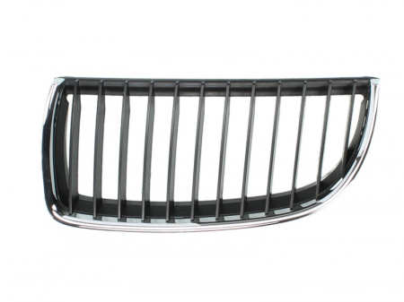Grile - Grila fata stanga negru/crom BMW Seria 3 intre 2004-2008