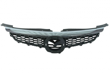 Grile - Grila radiator cu dunga, crom/negru potrivit MAZDA CX-9 3.5/3.7 2006-2012