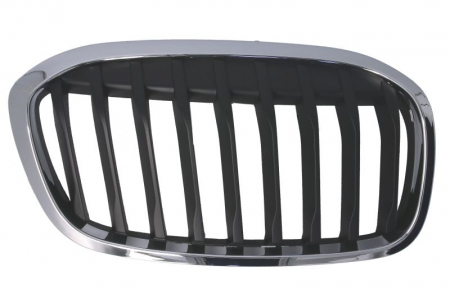 Grile - Grila radiator dreapta (rama cromata negru-matt) potrivit BMW 2 Active Tourer F45, F46 01.18-