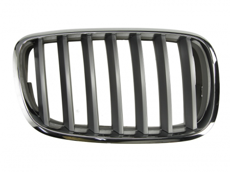 Grile - Grila radiator fata dreapta crom/argintiu BMW X5 intre 2007-2010