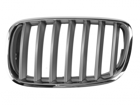Grila radiator fata stanga crom/argintiu BMW X5 E70, X6 E71, E72 intre 2007-2014 [1]