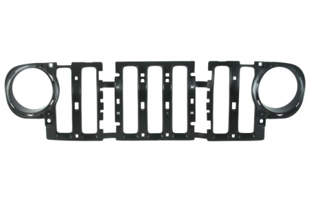 Grile - Grila radiator mijloc plastic negru potrivit Jeep Wrangler dupa 2017