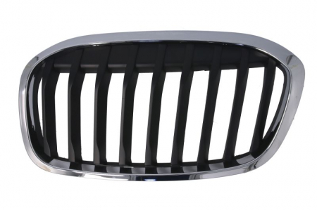 Grile - Grila radiator stanga (rama cromata negru-matt) potrivit BMW 2 Active Tourer F45, F46 01.18-