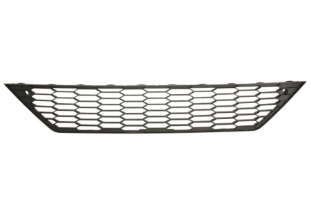 Grile - Grila ventilatie, bara protectie Fata (Mijloc, FR, negru) potrivit SEAT LEON, LEON SC, LEON ST, LEON ST/KOMBI 09.12-08.20 01.17-
