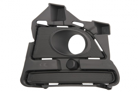 Grile - Grila ventilatie, bara protectie Fata Stanga (cu gauri pentru lampa de ceata, plastic, negru) potrivit FORD USA MUSTANG 09.10- 01.13-01.15