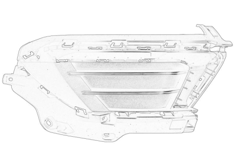 Piese Auto - Grila ventilatie bara protectie Fata Stanga potrivit KIA SPORTAGE V 09.21- 01.21-
