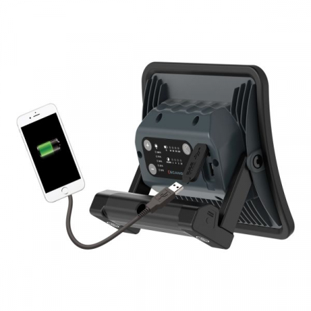 Iluminator lampi de atelier; wireless NOVA R, sursă de lumină tip COB LED, fascicul de lumină 200/2000lm, capacitate baterie: 4000mAh, Li-Ion, IK07/ IP67, lungime cablu: 1m [2]