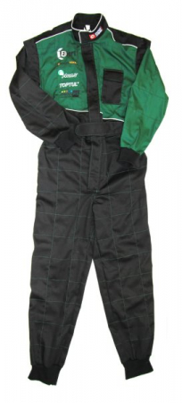 Echipamente - Imbracaminte protectie si lucru (combinezoane), o bucata, marime: XXL, culoare: negru/verde