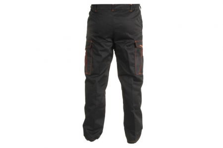 Imbracaminte protectie si lucru (Pantaloni), lung, marime: XXL, gramaj: 280g/m², culoare: negru/portocaliu [1]