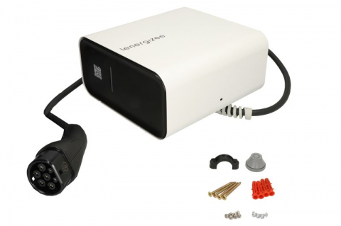 Electrice - Incarcator perete Basic Home Basic, numar faze: 3, 11kW, colour: alb, cablu Luxmat