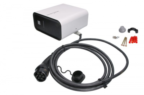 Electrice - Incarcator perete Basic Home Basic, numar faze: 3, 11kW, colour: gri, cablu Luxmat