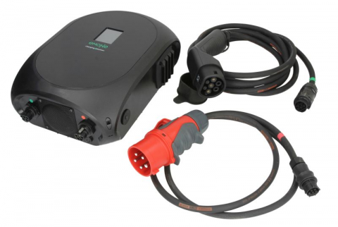 Incarcator perete EMONE Two, numar faze: 1, 7,4kW, culoare: negru, cablu tip 2 [1]