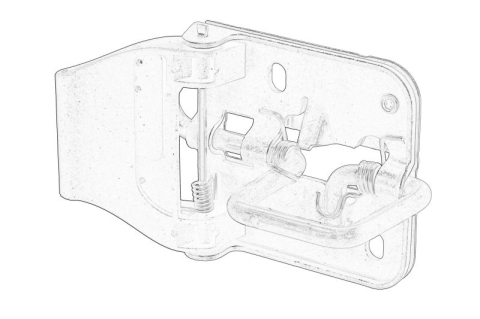 Inchizatoare capota (partea de sus) potrivit SKODA RAPID 07.12-03.22
