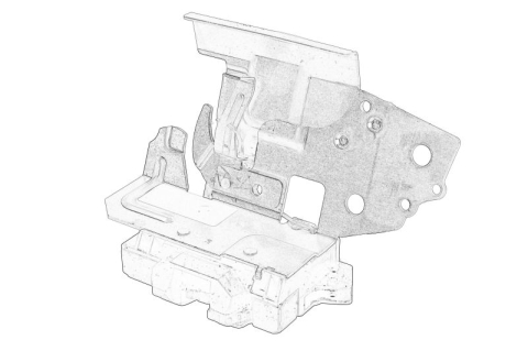 Inchizatoare capota potrivit SEAT ALHAMBRA; VW SHARAN 09.95-03.10