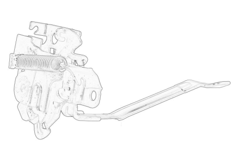 Inchidere - Inchizatoare capota potrivit TOYOTA AURIS 10.12-12.18