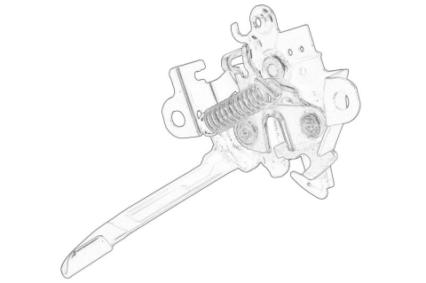 Inchidere - Inchizatoare capota potrivit TOYOTA YARIS, YARIS/HATCHBACK 12.10-06.20