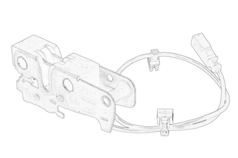 Inchizatoare capota potrivit VW SHARAN 05.10-11.22 [0]