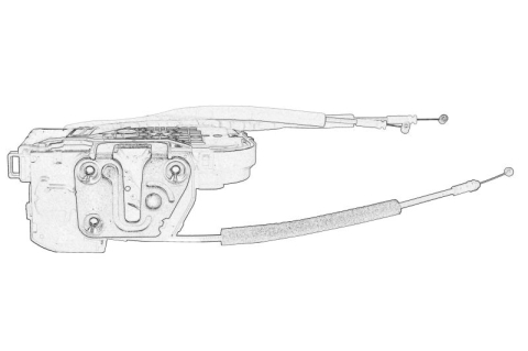 Incuietoare usa Fata Dreapta potrivit HYUNDAI IX35 01.10-12.15