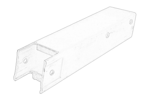 Elemente bara - Intaritura bara Spate ((pe dreapta)/pe stanga, Suport, aluminiu) potrivit AUDI A6 ALLROAD C6, A6 ALLROAD C7, A6 C6 2.0-5.2 05.04-09.18