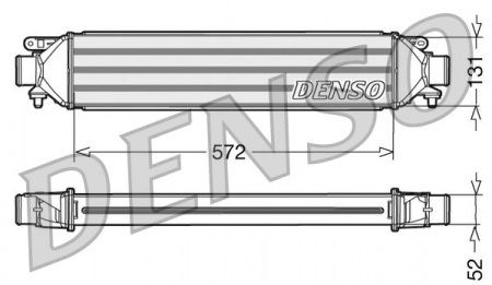 Intercooler - Intercooler ABARTH GRANDE PUNTO, PUNTO; ALFA ROMEO GIULIETTA, MITO; FIAT BRAVO II, DOBLO, GRANDE PUNTO, PUNTO, PUNTO EVO; LANCIA DELTA III 0.9-1.9D dupa 2005
