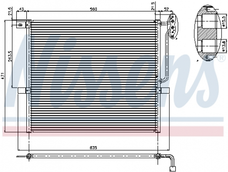 Radiator clima AC - Intercooler AUDI A4, A5, A6, A6 ALLROAD, A7, Q3 1.4/2.0D/3.0 intre 2008-2018